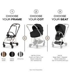 Cybex Mios Style Seat Pack (2026) - Sepia Black