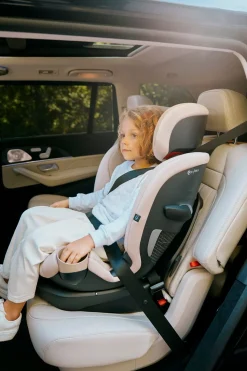 Cybex OPEN BOX Callisto G 360 Rotating All-in-One Convertible Car Seat - Almond Beige