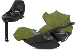 Cybex OPEN BOX Cloud G Lux SensorSafe Comfort Extend Reclining Infant Car Seat - Nature Green