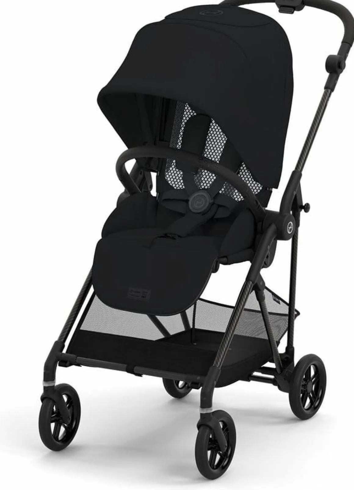 Cybex OPEN BOX Melio Carbon 3 Stroller - Moon Black