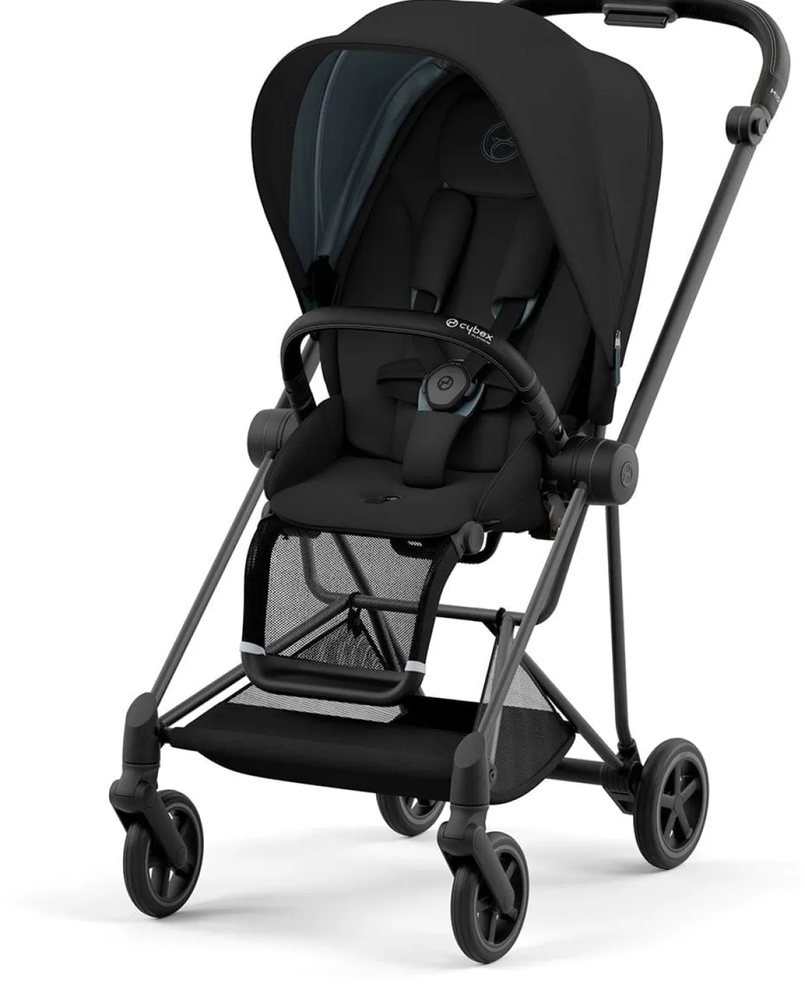 Cybex OPEN BOX Mios 3 Stroller (One Box) - Matte Black / Black / Deep Black