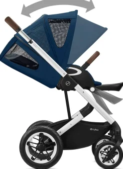 Cybex OPEN BOX Talos S Lux All-Terrain Stroller - Navy Blue