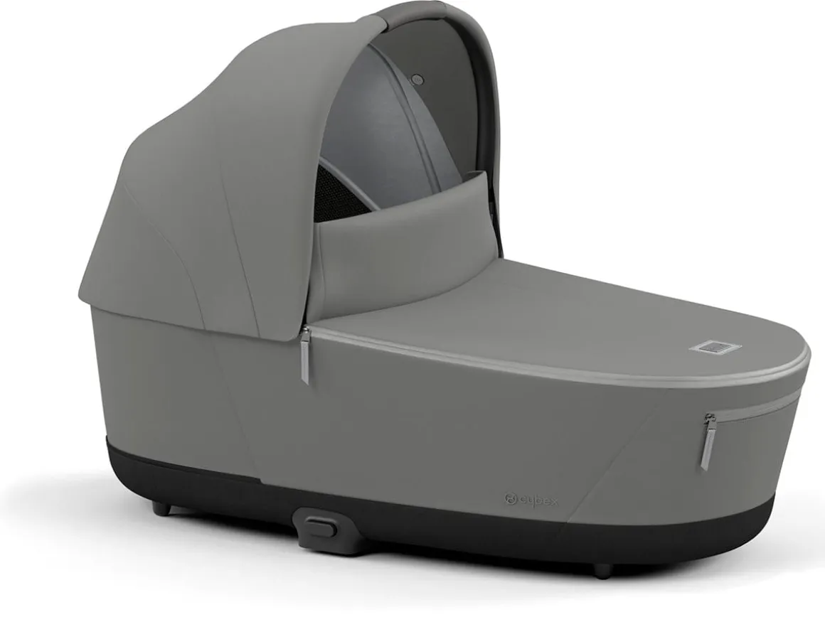 Cybex Priam 4 / ePriam 2 Lux Carry Cot - Conscious Pearl Grey
