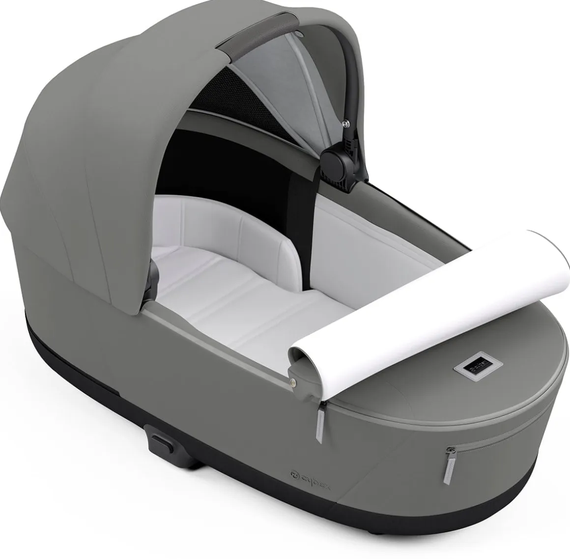 Cybex Priam 4 / ePriam 2 Lux Carry Cot - Conscious Pearl Grey