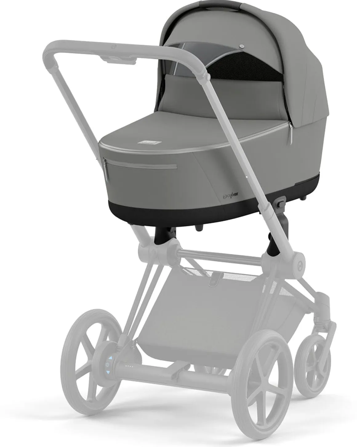Cybex Priam 4 / ePriam 2 Lux Carry Cot - Conscious Pearl Grey