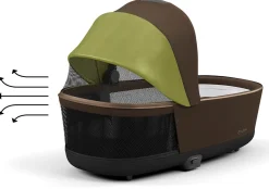 Cybex Priam 4 / ePriam 2 Lux Carry Cot - Khaki Green