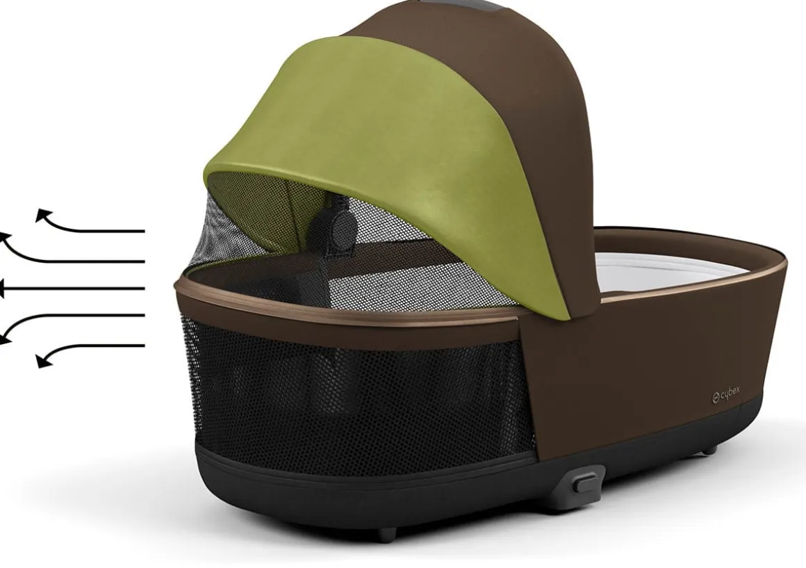 Cybex Priam 4 / ePriam 2 Lux Carry Cot - Khaki Green