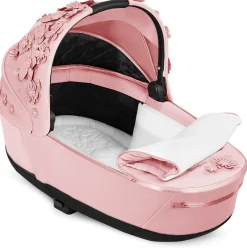 Cybex Priam 4 / ePriam 2 Lux Carry Cot - Simply Flowers Pale Blush