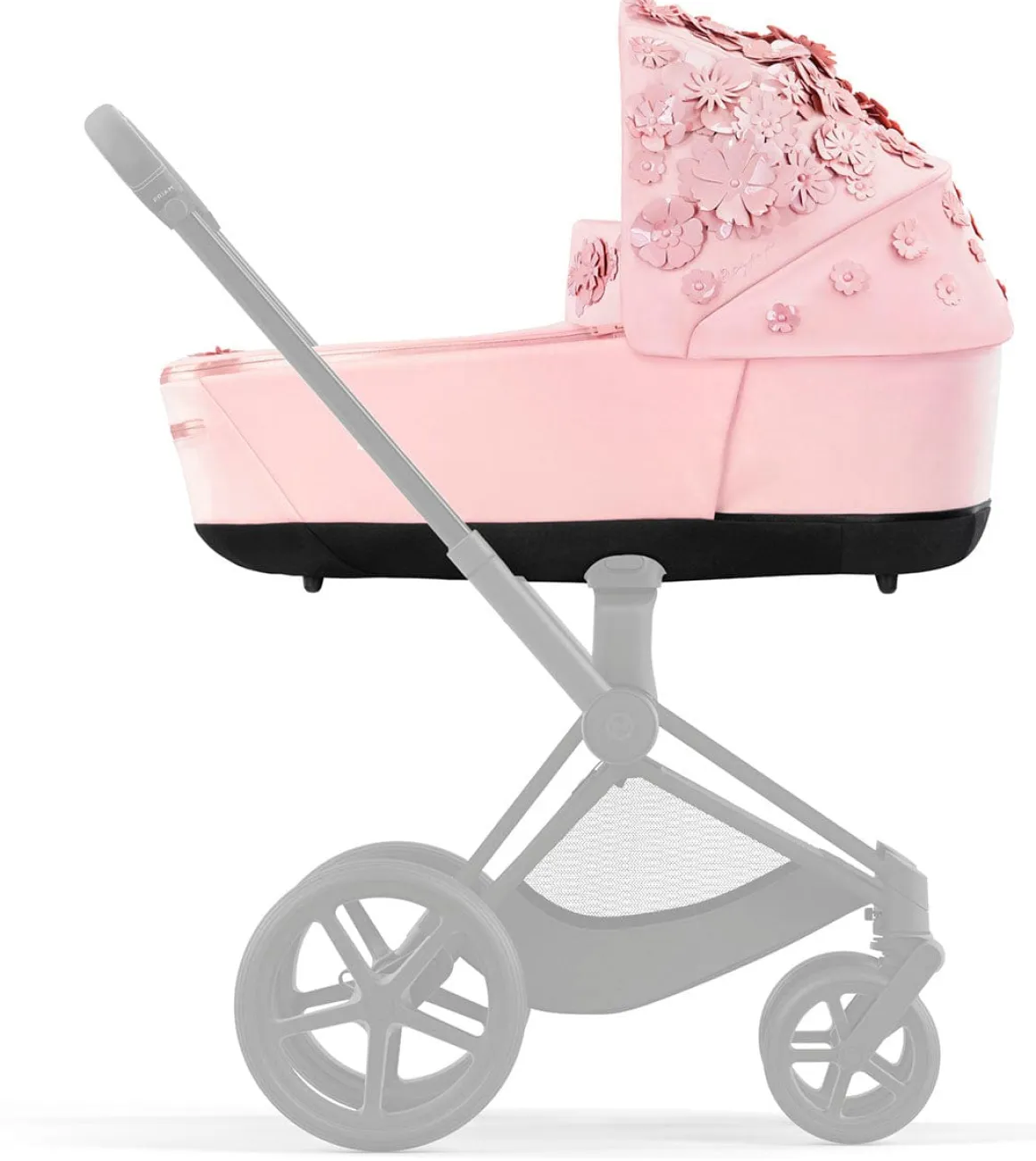 Cybex Priam 4 / ePriam 2 Lux Carry Cot - Simply Flowers Pale Blush
