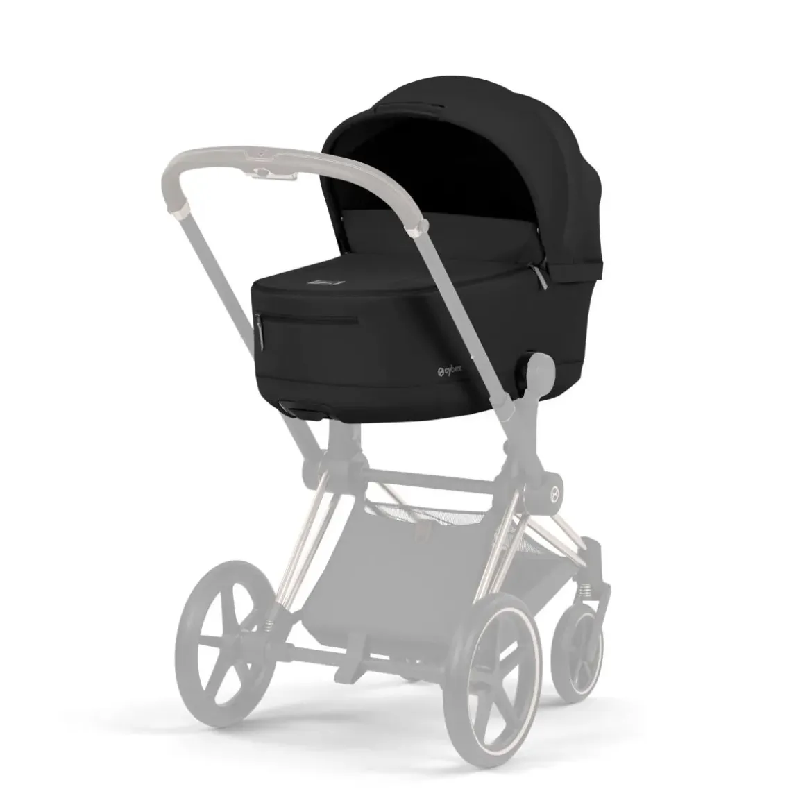 Cybex Priam Fold Lux Carry Cot (2026) - Sepia Black