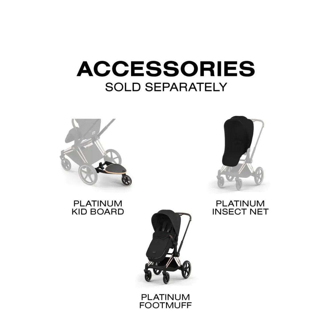 Cybex Priam Stroller (2026) - Matte Black Frame / Sepia Black Lux Seat
