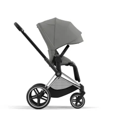 Cybex Priam 4 Stroller (One Box)- Chrome / Black / Mirage Grey