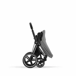 Cybex Priam 4 Stroller (One Box)- Chrome / Black / Mirage Grey
