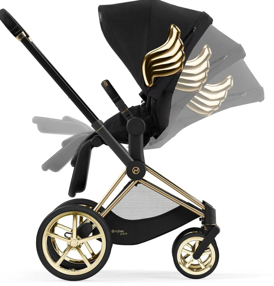 Cybex Priam 4 Stroller (One Box) - Jeremy Scott Wings