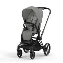 Cybex Priam 4 Stroller (One Box) - Matte Black / Mirage Grey