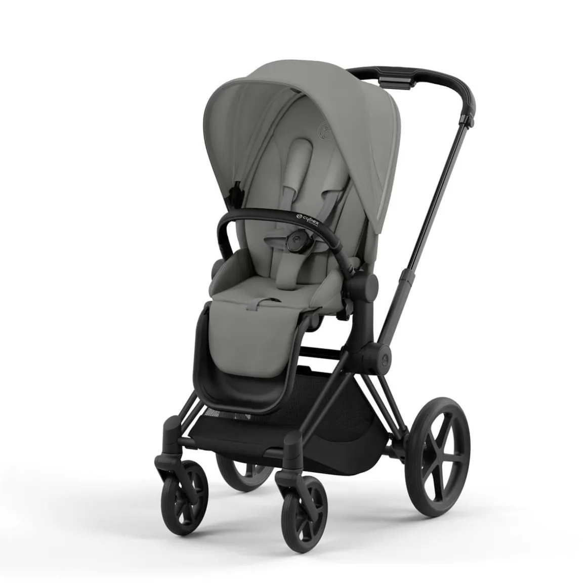 Cybex Priam 4 Stroller (One Box) - Matte Black / Mirage Grey
