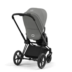 Cybex Priam 4 Stroller (One Box) - Matte Black / Mirage Grey