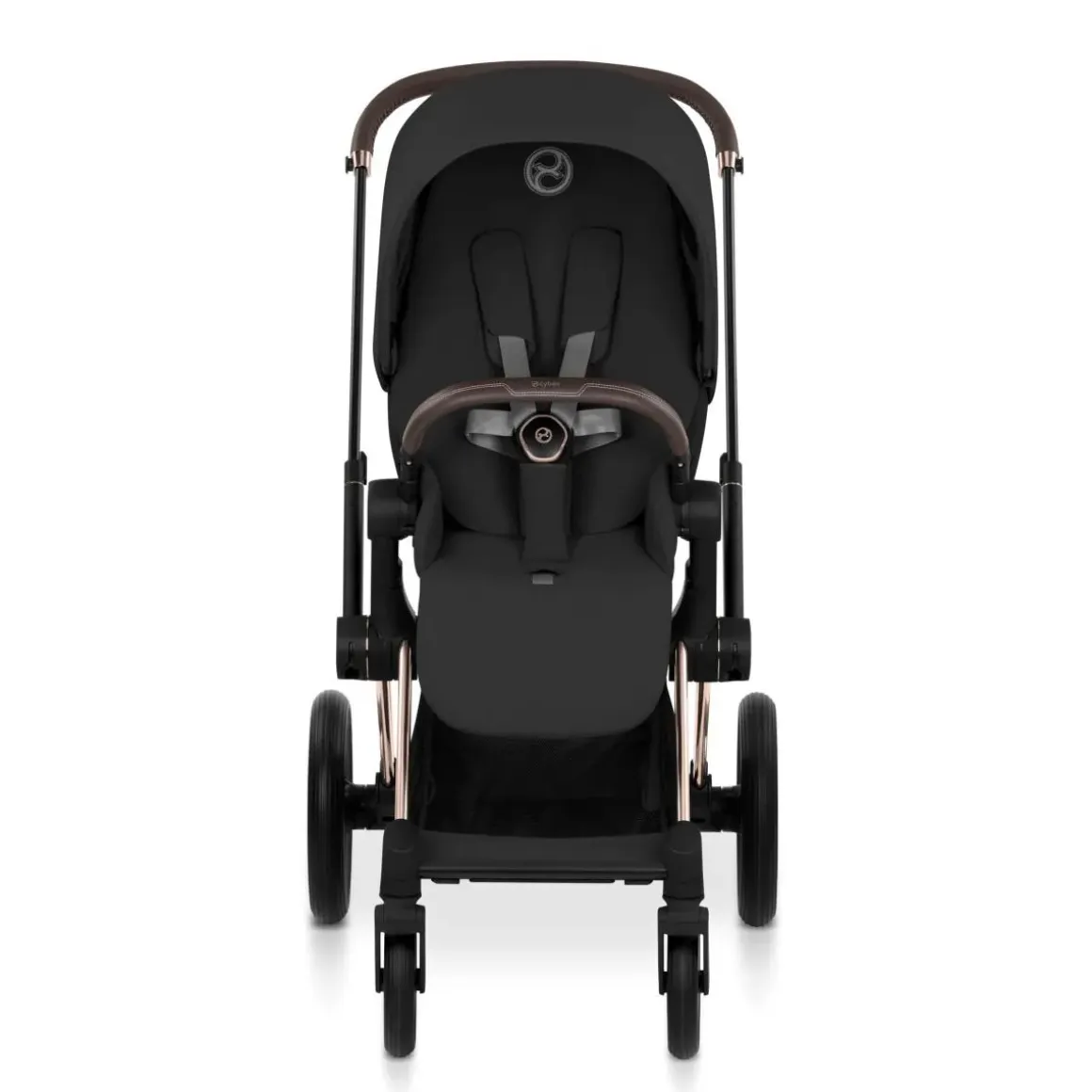 Cybex Priam Stroller (2026) - Rose Gold Frame / Sepia Black Lux Seat