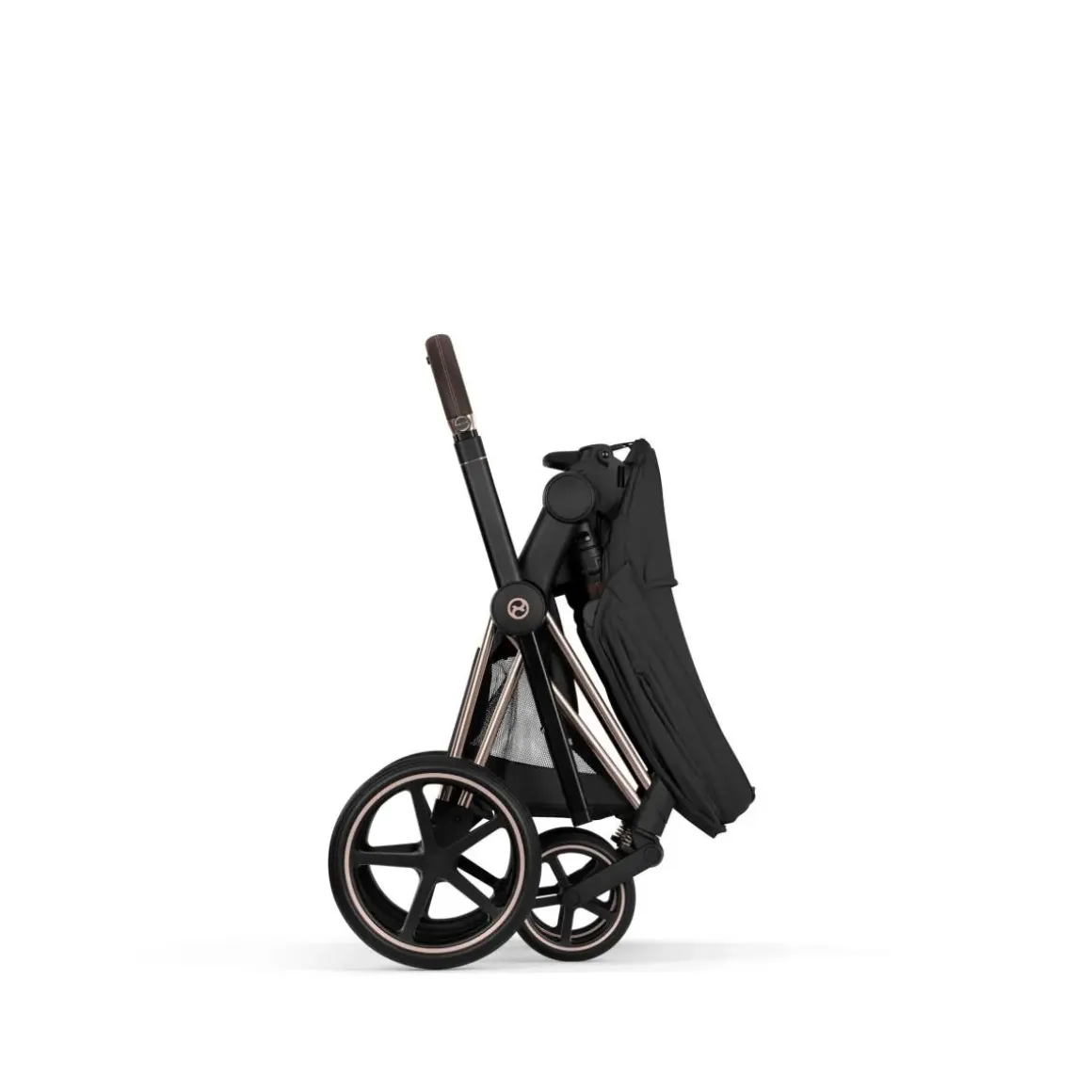 Cybex Priam Stroller (2026) - Rose Gold Frame / Sepia Black Lux Seat