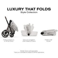 Cybex Priam Style Fold Cot (2026) - City Grey