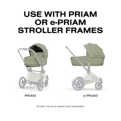 Cybex Priam Style Fold Cot (2026) - Sage Green