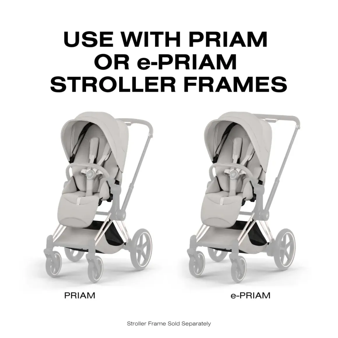 Cybex Priam Style Seat Pack (2026) - City Grey