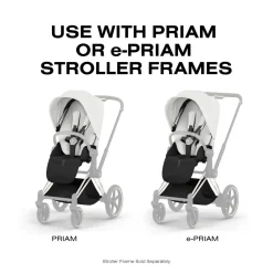 Cybex Priam Style Seat Pack (2026) - Off White