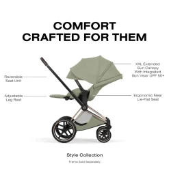 Cybex Priam Style Seat Pack (2026) - Sage Green