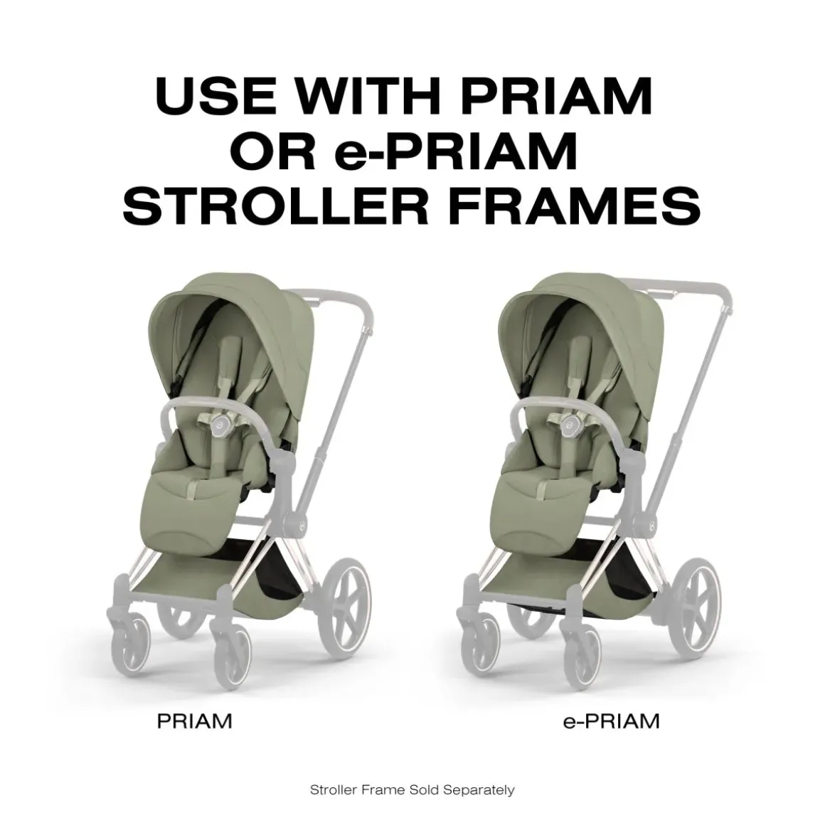 Cybex Priam Style Seat Pack (2026) - Sage Green
