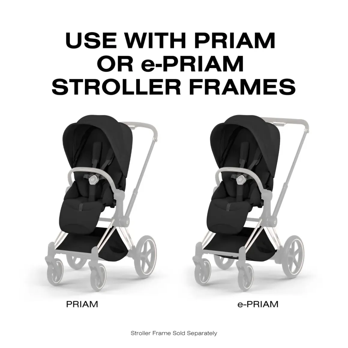 Cybex Priam Style Seat Pack (2026) - Sepia Black