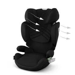 Cybex Solution T High-Back Booster Car Seat - Sepia Black