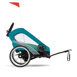 Cybex Zeno 2-in-1 Bike Trailer / Stroller (One Box) - Maliblue