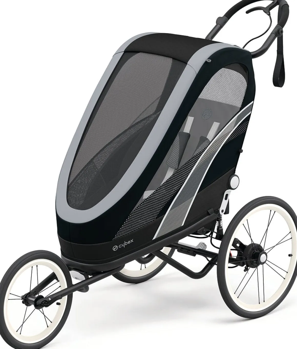 Cybex Zeno Multisport Trailer (One Box) - All Black
