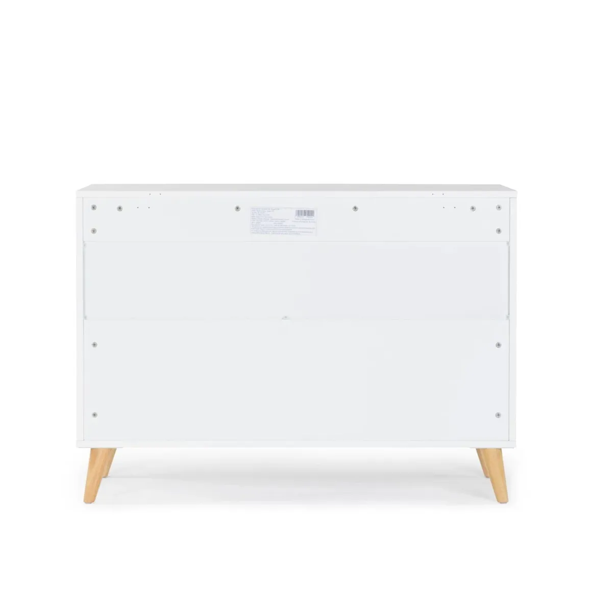 dadada Austin 3-Drawer Dresser - White / Natural