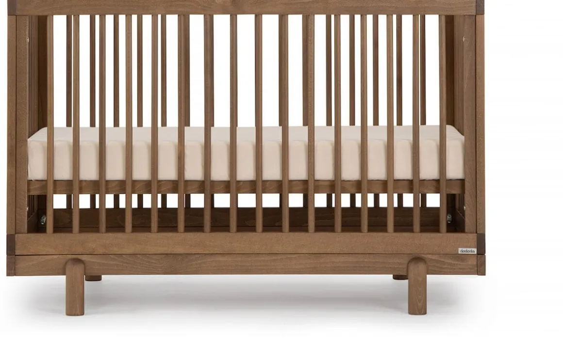 dadada Bliss 4-in-1 Convertible Crib - Walnut