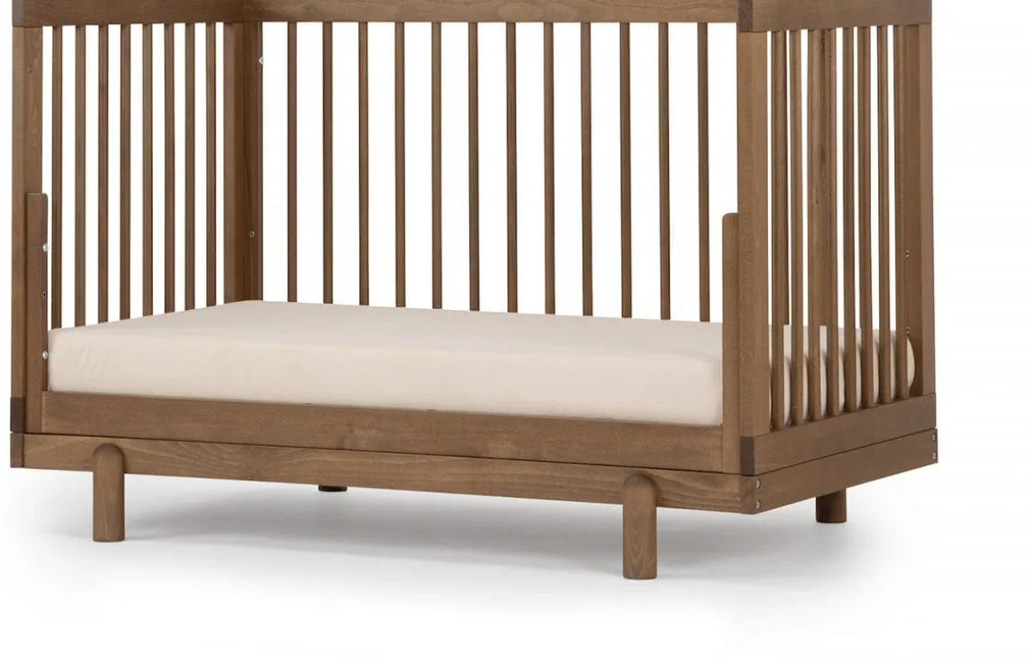 dadada Bliss 4-in-1 Convertible Crib - Walnut