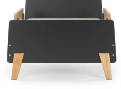 dadada Fun Bed, Twin Size - Graphite / Red Oak (2 Boxes)