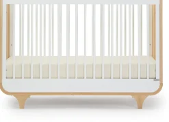 dadada Jolly 3-in-1 Convertible Crib - White / Natural
