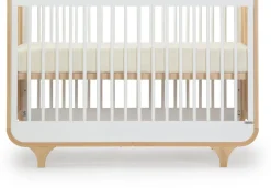 dadada Jolly 3-in-1 Convertible Crib - White / Natural