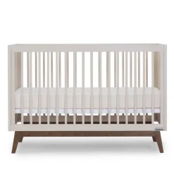 dadada Soho 3-in-1 Convertible Crib - Almond Milk / Walnut