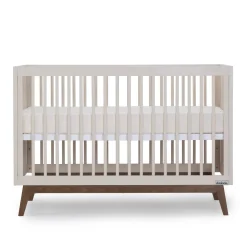dadada Soho 3-in-1 Convertible Crib - Almond Milk / Walnut