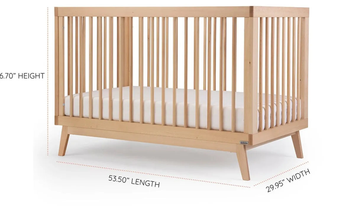 dadada Soho 3-in-1 Convertible Crib - Natural