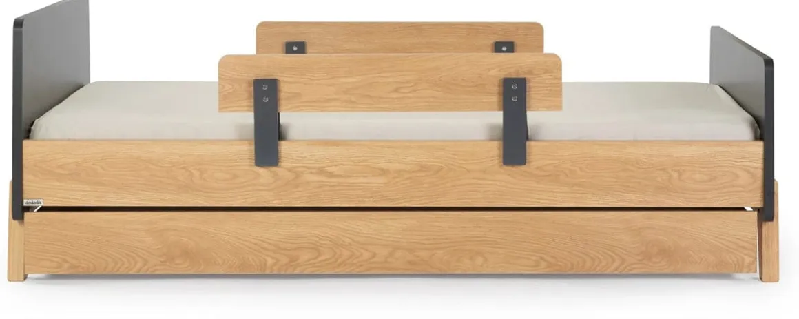 dadada Storage Trundle, Twin Size - Red Oak