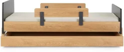 dadada Storage Trundle, Twin Size - Red Oak