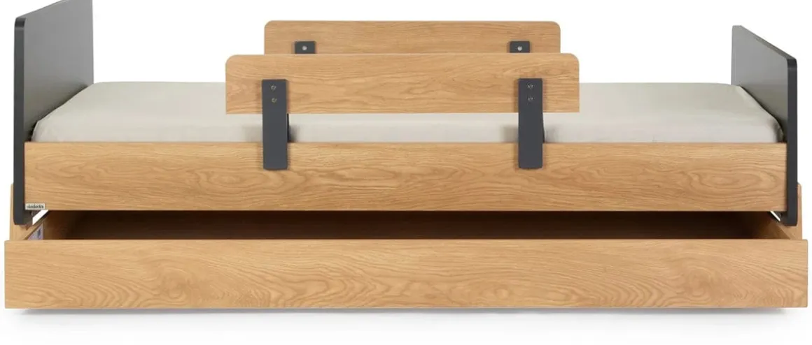 dadada Storage Trundle, Twin Size - Red Oak