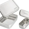 Dalcini Stainless Bistro & Snacker Combo Stainless Steel Storage Set