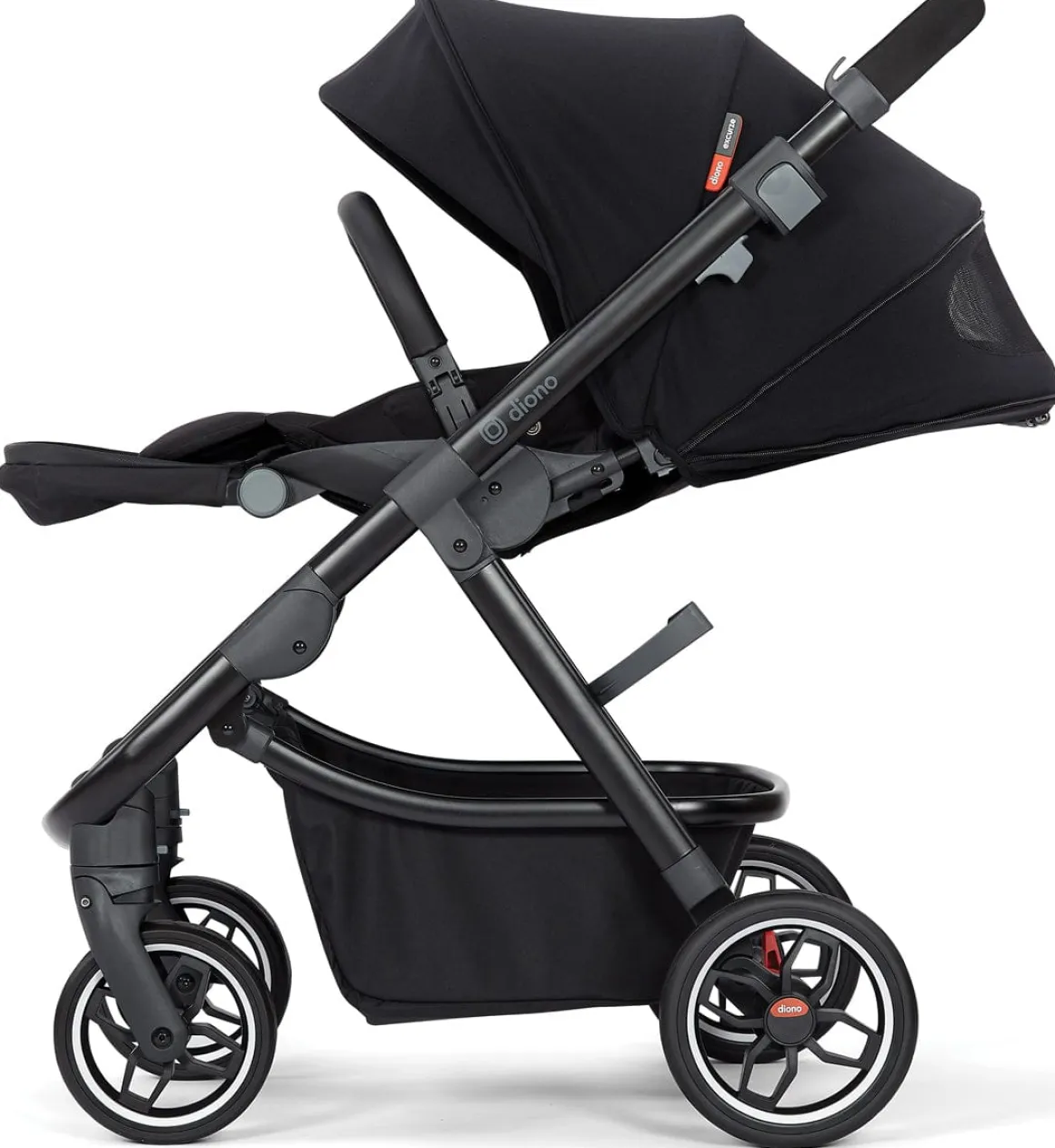Diono Excurze Stroller - Black Midnight