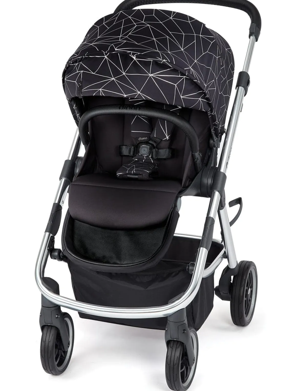 Diono Excurze Stroller - Luxe Black Platinum