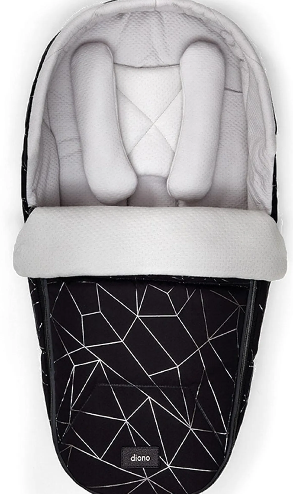 Diono Newborn Pod Footmuff - Black Platinum