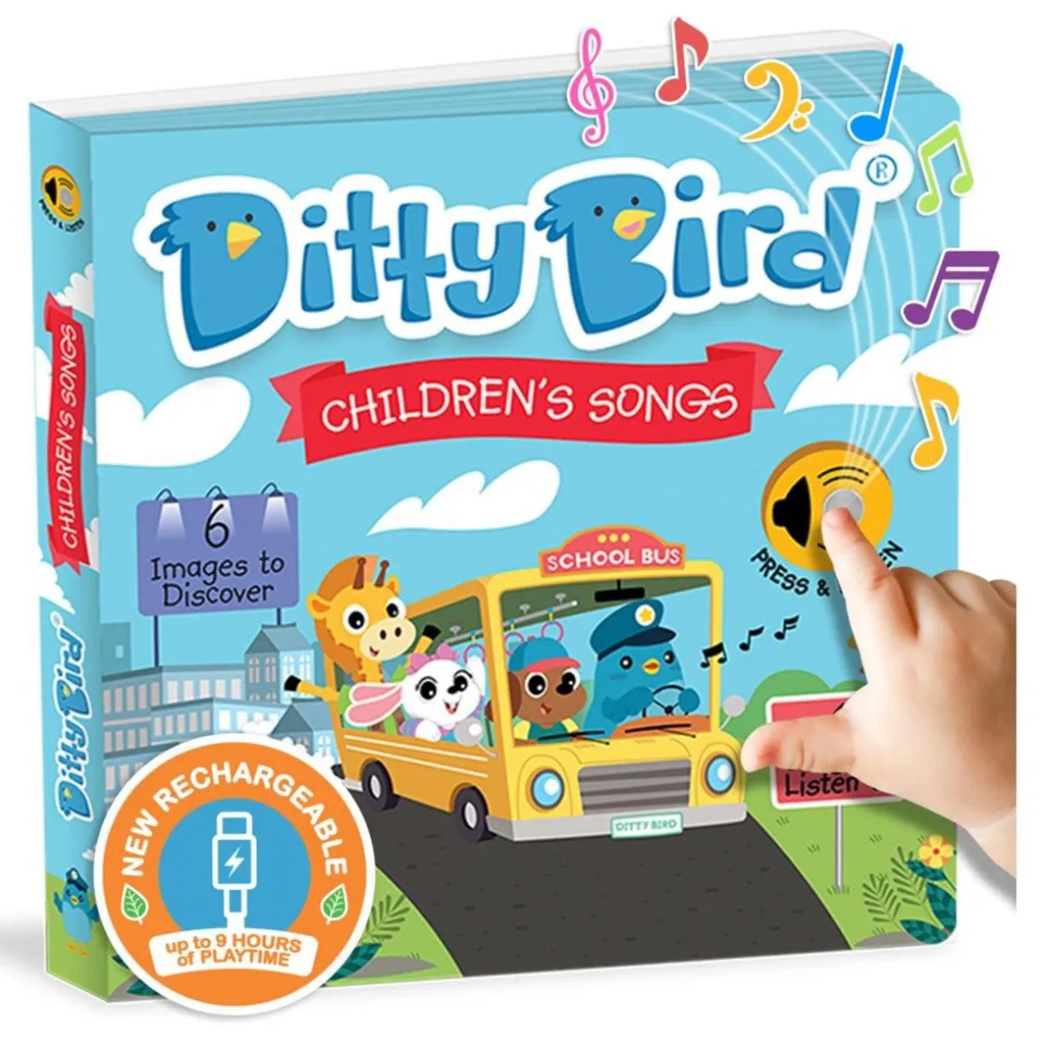 Ditty Bird Musical Books - Children's Songs
